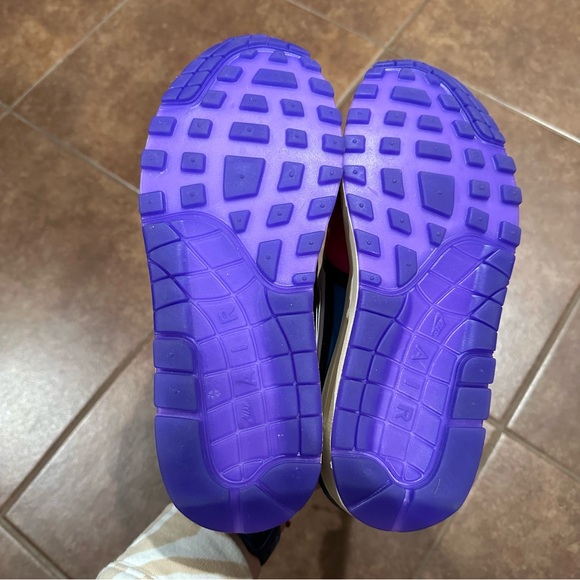 Nike Air Max 1 PRM Plum Fog Fossil Rose - Picture 8 of 13